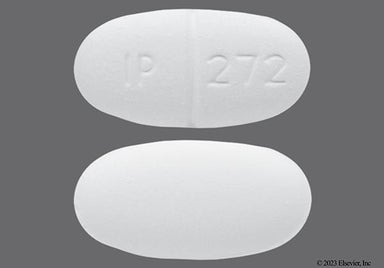 White Oval IP 272 - Sulfamethoxazole/Trimethoprim 800mg-160mg Tablet