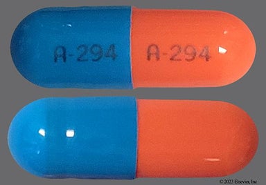 Blue And Orange A-294 A-294 - Trimipramine Maleate 50mg Capsule