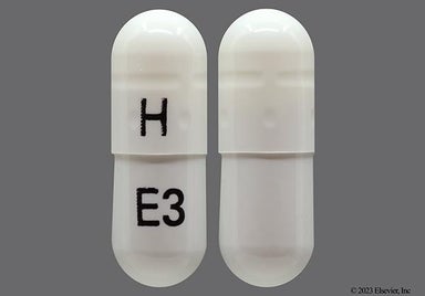 White H E3 - Esomeprazole Magnesium 40mg Delayed-Release Capsule