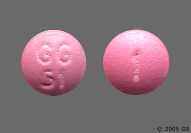 Purple Round GG 51 - Trifluoperazine Hydrochloride 1mg Tablet