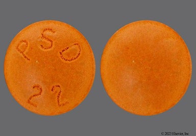 Orange Round PSD22 - Sunmark Senna-S 50mg-8.6mg Tablet