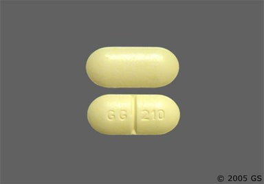 Yellow Oblong GG 210 - Azathioprine 50mg Tablet