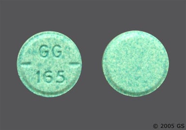 Green Round GG 165 - Triamterene/Hydrochlorothiazide 37.5mg-25mg Tablet