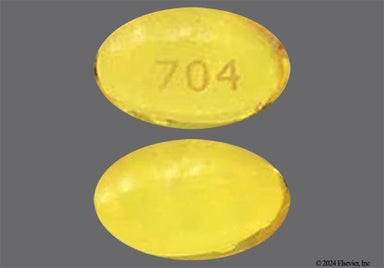 Yellow 704 - Benzonatate 200mg Liquid Filled Capsule