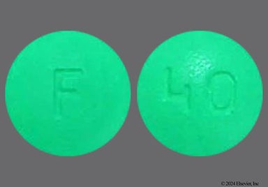 Green Round 40 And F - Febuxostat 40mg Tablet