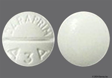 White Round DARAPRIM A3A - Pyrimethamine 25mg Tablet