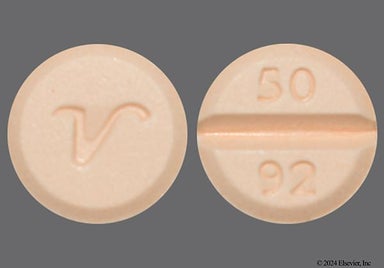 Peach Round 50 92 - Prednisone 20mg Tablet