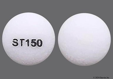 White Round ST 150 - Bupropion Hydrochloride 150mg Extended-Release (XL) Tablet