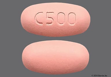 Peach Oblong C500 - Capecitabine 500mg Tablet