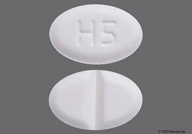 White Oval H5 - Hydrocortisone 5mg Tablet