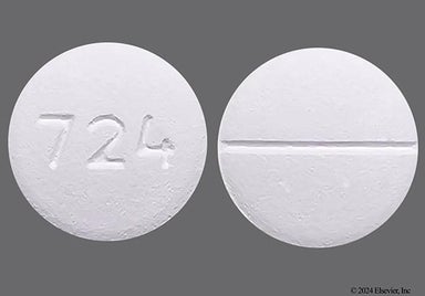 White Round 724 - Labetalol Hydrochloride 200mg Tablet