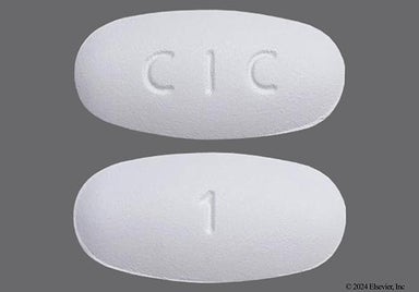 White Oval 1 And Cic - Linezolid 600mg Tablet