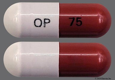 Brown And White Op 75 - Oseltamivir Phosphate 75mg Capsule