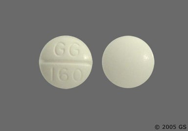 White Round Gg 160 - Clemastine Fumarate 2.68mg Tablet