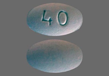 Blue Oval 40 - Vilazodone Hydrochloride 40mg Tablet
