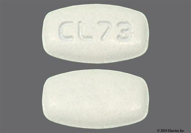 Blue Modified Rectangle Cl 73 - Aripiprazole 5mg Tablet