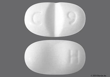 White Oval C 9 - Clobazam 10mg Tablet