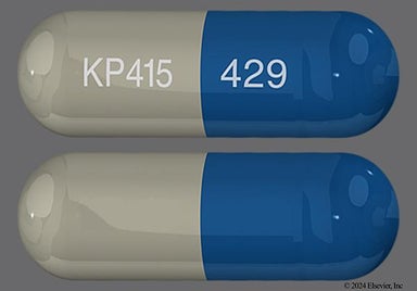 Blue And Gray Kp415 429 - AZSTARYS 39.2mg-7.8mg Capsule