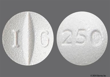 White Round I G And 250 - Escitalopram 10mg Tablet