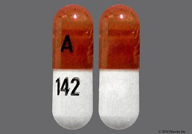 White And Orange A 142 - Pregabalin 75mg Capsule