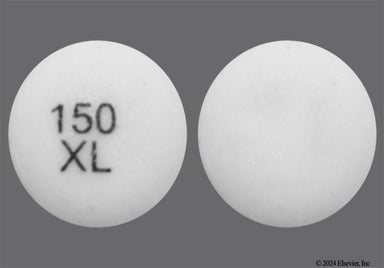 White Round 150 XL - Bupropion Hydrochloride 150mg Extended-Release (XL) Tablet