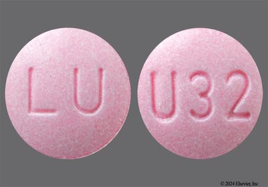 Pink Round U32 And Lu - Kurvelo 28-Day 0.15mg-0.03mg Tablet