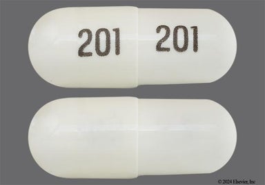 White Capsule 201 201 - Quinine Sulfate 324mg Capsule
