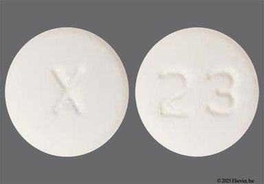 White Round 23 And X - Alfuzosin 10mg Extended-Release Tablet