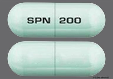 Green Spn 200 - Qelbree 200mg Extended-Release Capsule