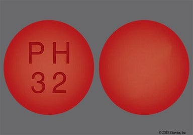 Red Round Ph 32 - Stimulant Laxative Plus Stool Softener 50mg-8.6mg Tablet