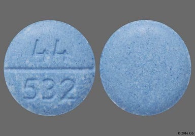 Blue Round 44 532 - GNP Mucus Relief Chest Congestion 400mg Tablet