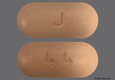 Pink Oblong 44 And J - Fexofenadine Hydrochloride 180mg Tablet