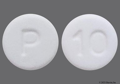 White Round 10 And P - Loratadine 10mg Tablet