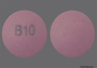 Purple Round B10 - ZUNVEYL 10mg Delayed-Release Tablet