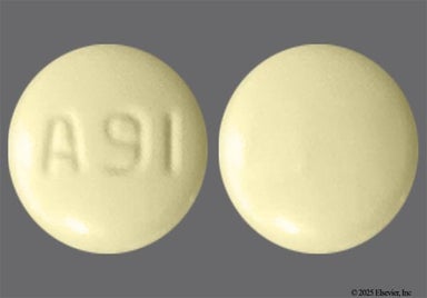 Yellow Round A91 - Ticagrelor 90mg Tablet