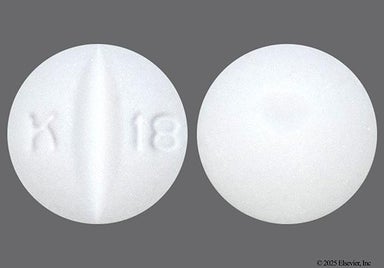White Round K 18 - Oxycodone Hydrochloride 5mg Tablet