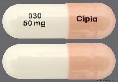 Red, White Capsule Cipla 030 50 mg - Nilotinib 50mg Capsule