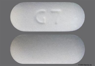 White Oblong G7 - Metformin Hydrochloride 500mg Extended-Release Tablet