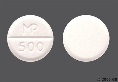 White Round MP 500 - Ketoconazole 200mg Tablet