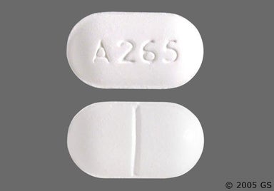 White Oblong A 265 - Methocarbamol 500mg Tablet