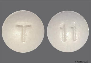 Yellow Round T And 11 - Famotidine 20mg Tablet