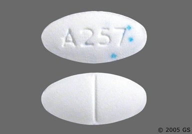 White Oval A 257 - Phentermine Hydrochloride 37.5mg Tablet