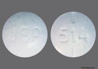 White Round 514 And Jsp - Levothyroxine Sodium 50mcg Tablet