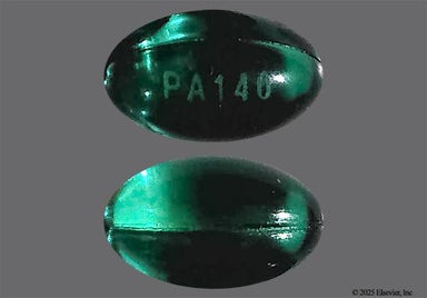 Green Capsule PA140 - Ergocalciferol 1.25mg Capsule
