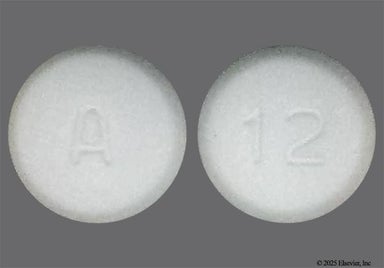 White Round 12 And A - Metformin Hydrochloride 500mg Tablet