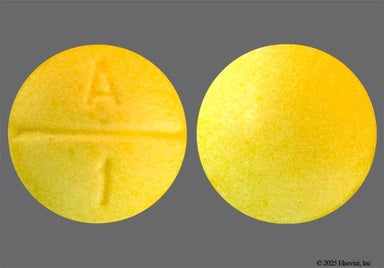 Yellow Round A 1 - Methotrexate Sodium 2.5mg Tablet
