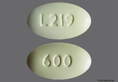 Yellow Oval 600 And L219 - Top Care Mucus DM 30mg-600mg Extended-Release Tablet