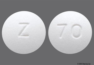 White Round Z And 70 - Metformin Hydrochloride 500mg Tablet
