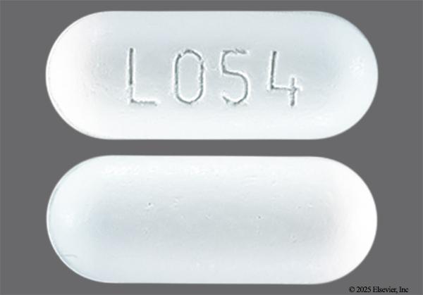 White Oblong L054 - Wal-Phed D 12 Hour Non-Drowsy Maximum Strength 120mg Caplet