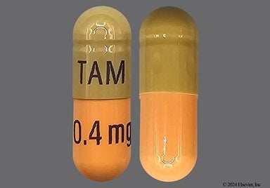 Green, Orange Capsule TAM 0.4 mg - Tamsulosin Hydrochloride 0.4mg Capsule